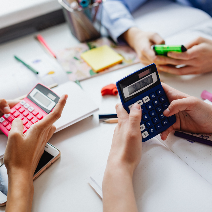 Picture of a calculator